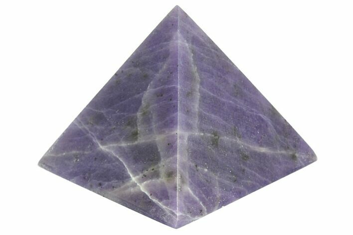 1.5" Polished Morado (Purple) Opal Pyramid - Photo 1